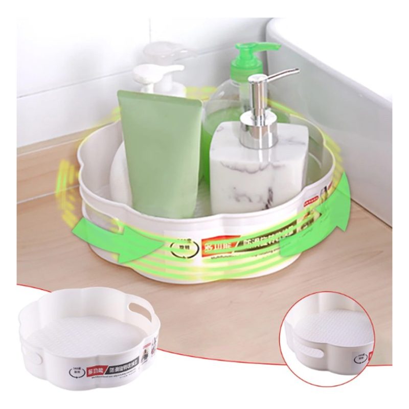 Hongu Organizer rotante cucina frutta cosmetici anti scivolo baratt...