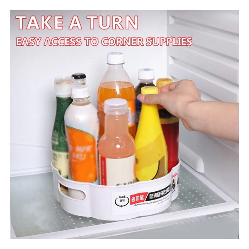 Hongu Organizer rotante cucina frutta cosmetici anti scivolo baratt...