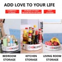 Organizer rotante cucina frutta cosmetici anti scivolo barattoli spezie ordina