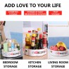 Hongu Organizer rotante cucina frutta cosmetici anti scivolo baratt...