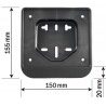 - Senza marca/Generico - Portatarga Europeo per scooter 50 cc ciclo...