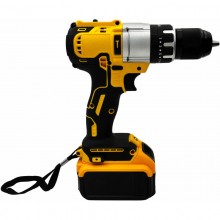 Trapano Avvitatore a Batteria Percussione Brushless 1200W 13mm Mandrino Metallo + guanti omaggio