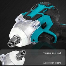 Avvitatore a impulsi a batteria elettrico pistola svita bulloni smonta gomme 18V + guanti omaggio