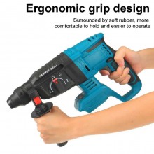 Trapano Tassellatore Martello Demolitore Percussione 2 Batterie 48Vf SDS PLUSripara + guanti omaggio