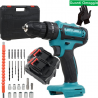 Dokaqi Kit avvitatore trapano punte prolunga percussione con valige...