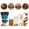 Hongu Fresatrice Verticale a Batteria 800W Rifilatore Fresa per Leg...