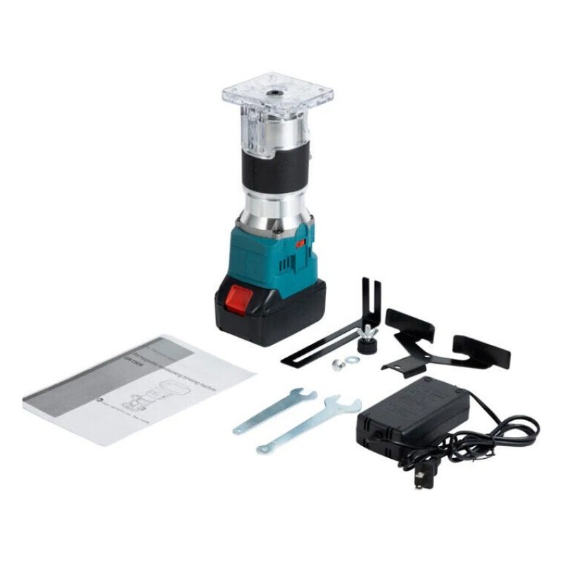 Hongu Fresatrice Verticale a Batteria 800W Rifilatore Fresa per Leg...