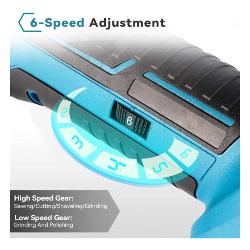 Hongu Utensile multifunzione a doppia batteria oscillante portatile...