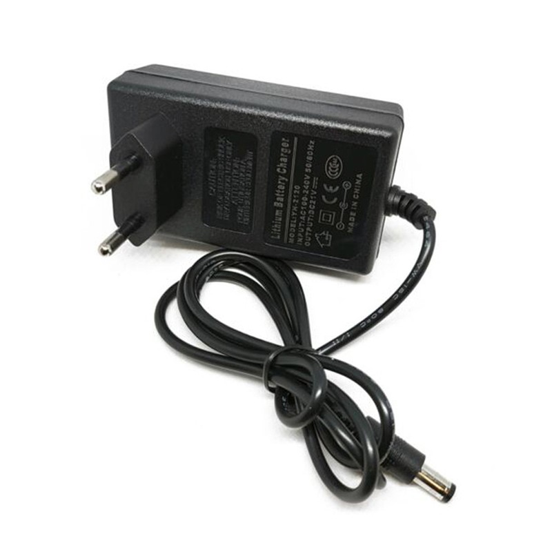 Alimentatore 21V 1A AC 100-240v DC per Litio-Ion Caricabatteria Spina Italiana