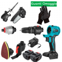 Utensile Multifunzione 7 in 1 Trapano Seghetto Sega levigatrice avvitatore 750W + Guanti in Omaggio