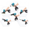 Utensile Multifunzione 7 in 1 Trapano Seghetto Sega levigatrice avvitatore 750W + Guanti in Omaggio