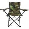 Kmt Style Sedia da campeggio, poltrona con schienale e braccioli, p...