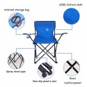 Sedia Pieghevole Campeggio Giardino Picnic Portatile con braccioli portabevande