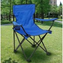 Sedia Pieghevole Campeggio Giardino Picnic Portatile con braccioli portabevande