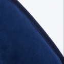 Poltrona da Esterno Giardino Imbottita in Tessuto Sedia Pieghevole 80 cm blu
