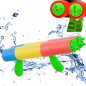 Grande Pistola Ad Acqua Water Gun Giocattolo Bambini Bimbi Estate doppio getto