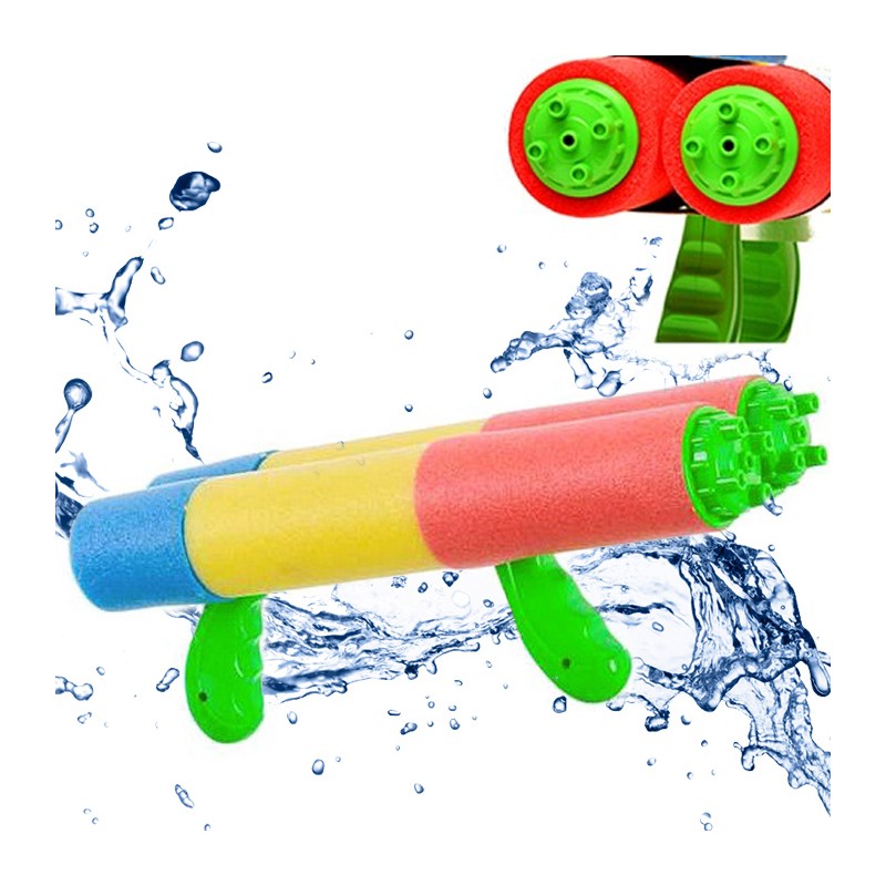 Grande Pistola Ad Acqua Water Gun Giocattolo Bambini Bimbi Estate doppio getto
