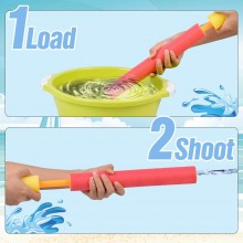 Grande Pistola Ad Acqua Water Gun Giocattolo Bambini Bimbi Estate doppio getto