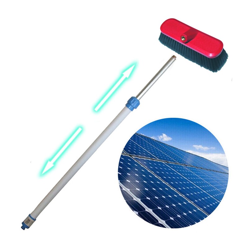 Spazzola Pannelli Fotovoltaici Solari per Pulizia Lavaggio Lavare UV spazzolone