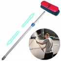 Spazzola scopa per pulizia lavaggio spazzolone telescopico auto camper camion