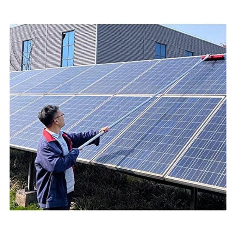 Spazzola Pannelli Fotovoltaici Solari per Pulizia Lavaggio Lavare U...