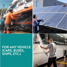 Idrospazzola in crine nylon Scopa Spazzola Lavaggio Auto pannelli fotovoltaici