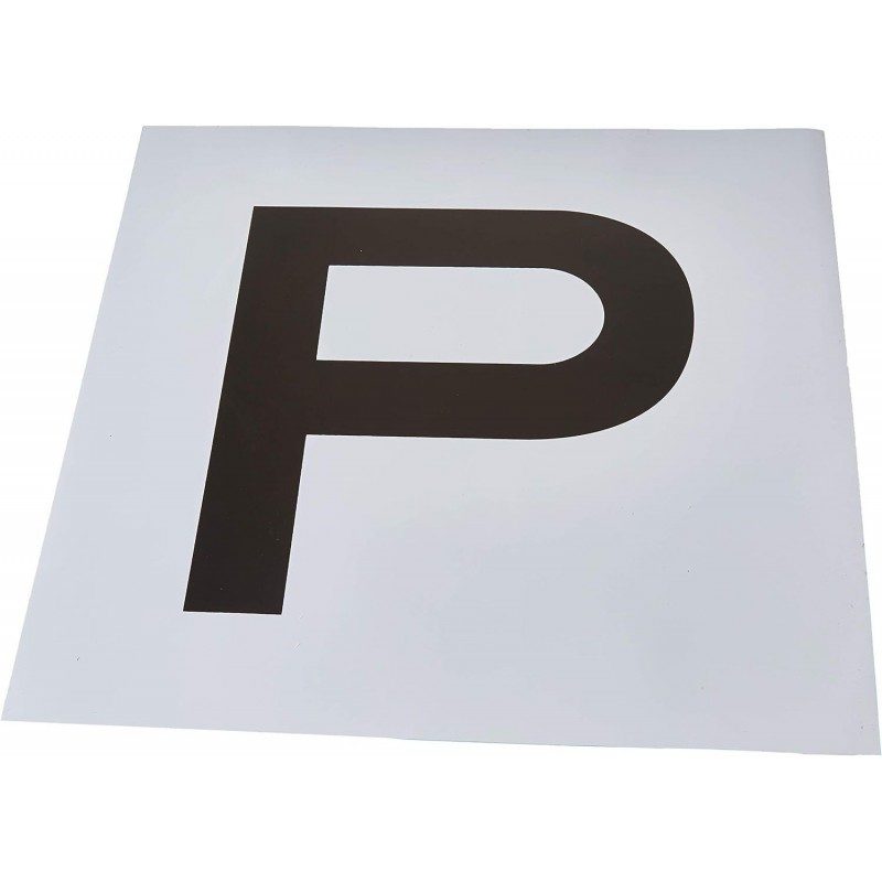 Contrassegno “P” Principiante adesivi Set di 2 Pezzi Anteriore + Po...