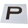 Contrassegno “P” Principiante adesivi Set di 2 Pezzi Anteriore + Po...