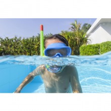 Set Maschera e Boccaglio pinne da Sub Antiappannamento Snorkeling Bambini 3-6