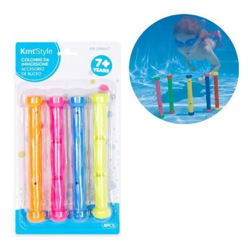 Gioco Subacqueo Bastoncini Dive colorati divertiti a recuperarli pi...