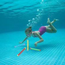 Gioco Subacqueo Bastoncini Dive colorati divertiti a recuperarli pi...