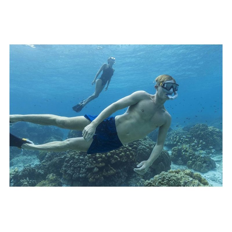 Bestway Set Maschera + Boccaglio + pinne 41/46 da Sub Snorkeling im...