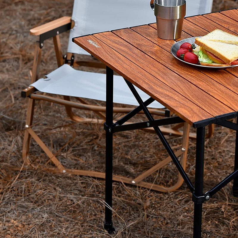 Kmt Style Tavolo tavolino Campeggio Picnic Richiudibile 50x50x52 cm...