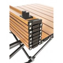 Tavolo Da Campeggio Picnic Richiudibile in legno 93x55x55 cm Con Cu...