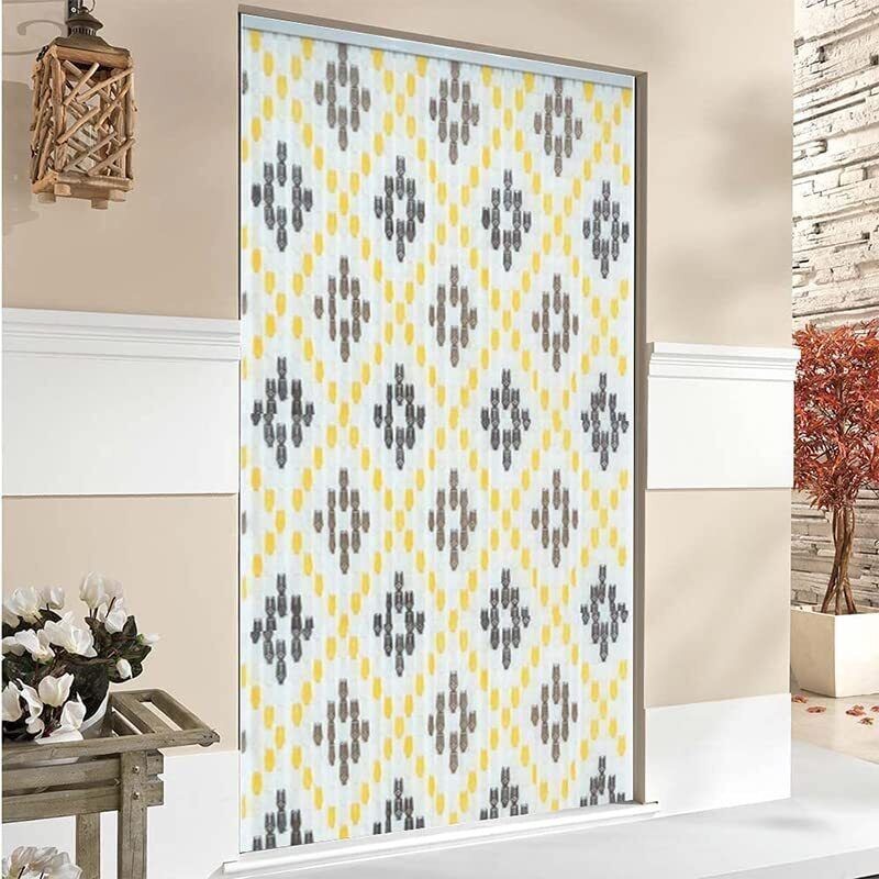 Pratiko Life Tenda a Piastrine Fili PVC 100x220 / 120x230 cm Moschi...