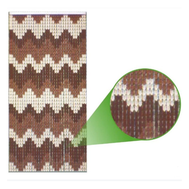 Pratiko Life Tenda a Piastrine Fili PVC 100x220 / 120x230 cm Moschi...