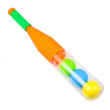 Baseball Mazza e Palline Gioco Giocattolo Bambini set softball 56 cm 4 palle