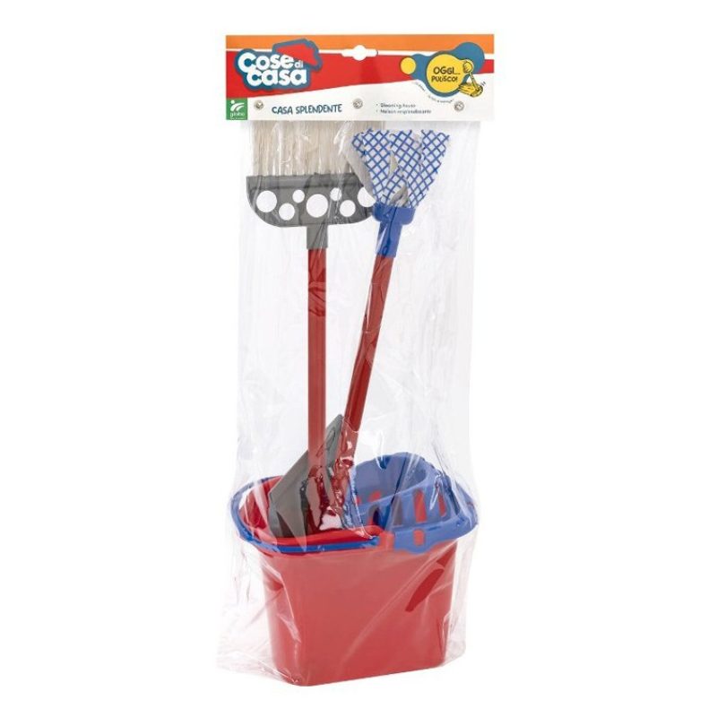 Globo Mocio scopa paletta set di pulizia giocattolo per bimbi gioco...