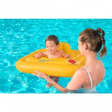 Ciambella Salvagente Mutandina Gonfiabile per Bambini Mare Piscina 76x76 Giallo