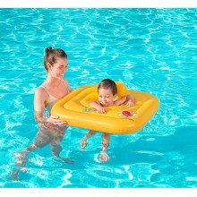 Ciambella Salvagente Mutandina Gonfiabile per Bambini Mare Piscina 76x76 Giallo