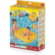 Ciambella Salvagente Mutandina Gonfiabile per Bambini Mare Piscina 76x76 Giallo