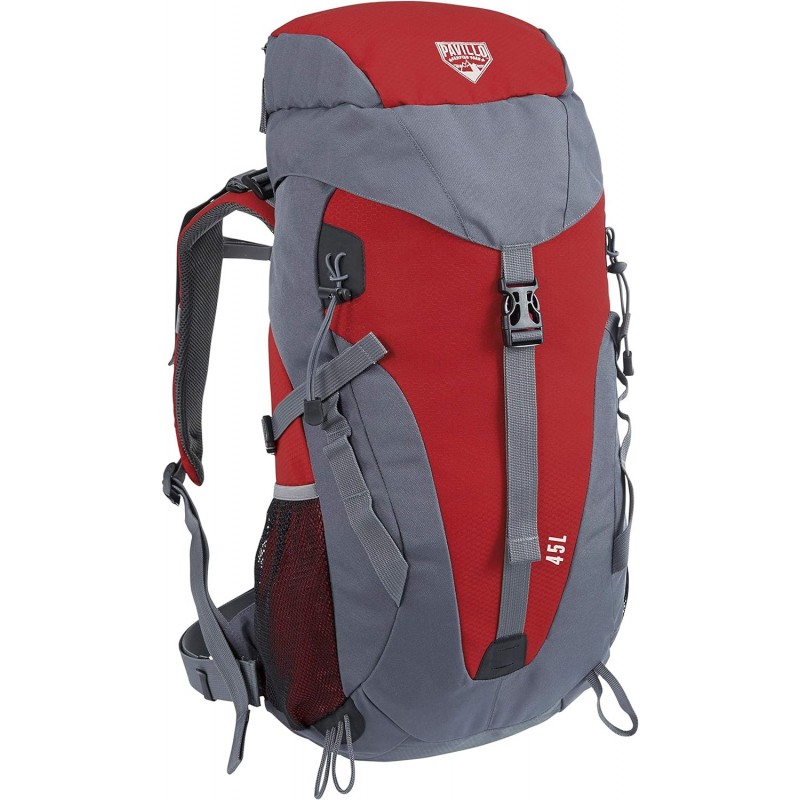 Bestway Dura Trek, Zaino Unisex-Adulto Rosso 45 L trekking campeggio escursioni