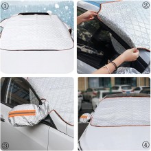 Telo Antighiaccio Con Magneti Telo Auto Esterno Copri Parabrezza Per Auto - Parasole Per Parabrezza Auto / Parasole Coperta Per Macchina Inverno Accessori Jeep Avenger