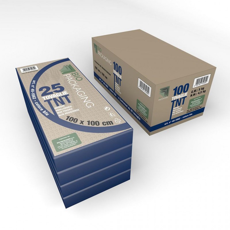 Bio Packaging 100x100 Tovaglie colorate in tnt Tessuto non tessuto ...