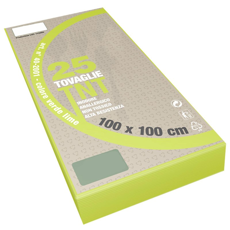 Bio Packaging 100x100 Tovaglie colorate in tnt Tessuto non tessuto ...