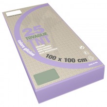 100x100 Tovaglie colorate in tnt Tessuto non tessuto 25 PZ feste ristoranti pub