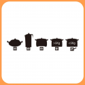 Piastra Ad induzione 2000W da 80 a 270 C° piano cottura fornello cucina timer