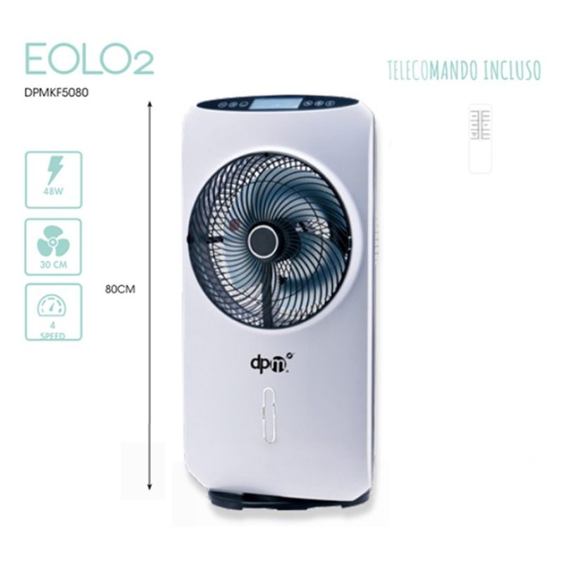 dpm Ventilatore con nebulizzatore professionale spray acqua umidifi...