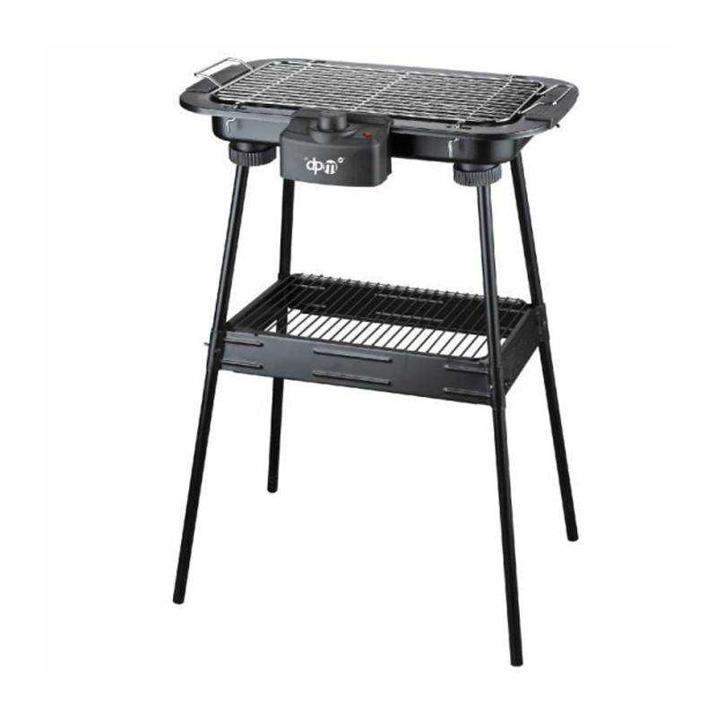 Barbecue Elettrico BBQ Supporto Griglia Elettrica Bistecchiera 2000W 38x22 Cm
