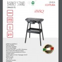 Barbecue Elettrico BBQ Supporto Griglia Elettrica Bistecchiera 2000W 38x22 Cm